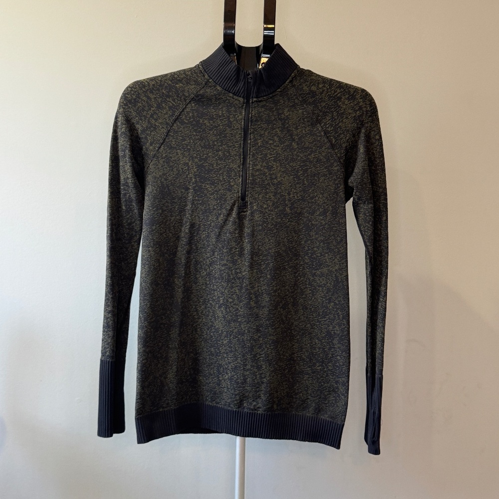 Lululemon Quarter Zip Performance Pullover Size 8 - image 1